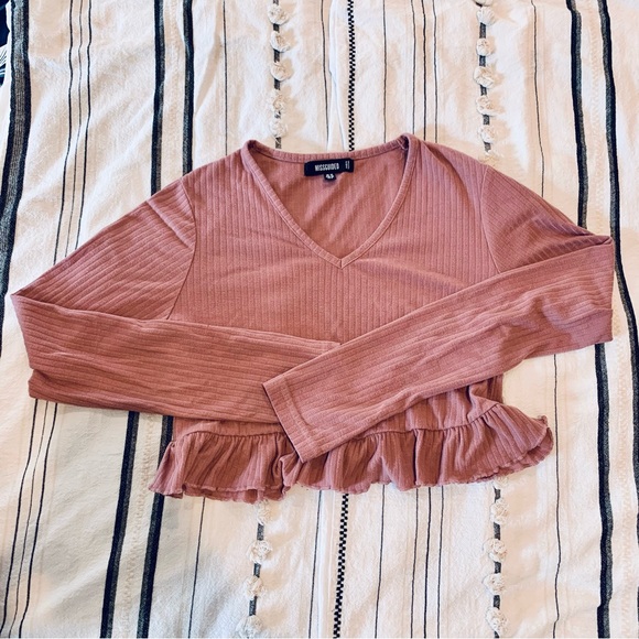 Missguided Ribbed Pajama Set - Picture 3 of 12